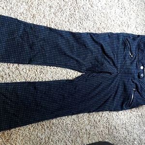 Black Grey and green dress pants